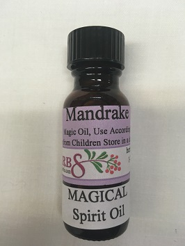 Mandrake Magic Oil   -  1/2 ounce